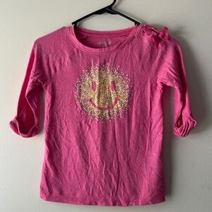 Cat & Jack Vibrant Pink Knit Top